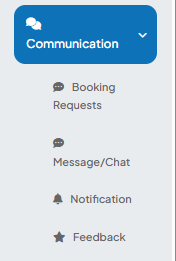 Communication Left Menu